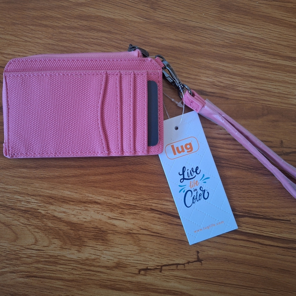 Lug Twirl Matte Luxe Pink Wristlet Wallet - Picture 5 of 7